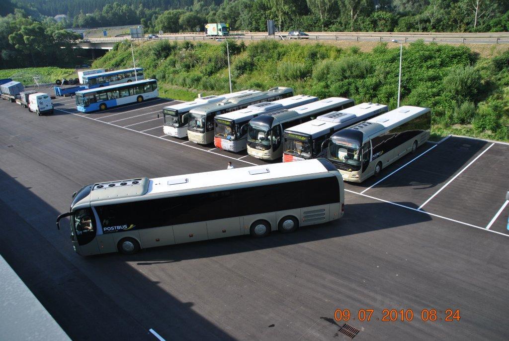 Einrücken Postbus bei MVG Kapfenberg