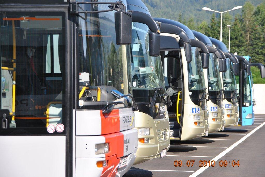 Einrücken Postbus bei MVG Kapfenberg