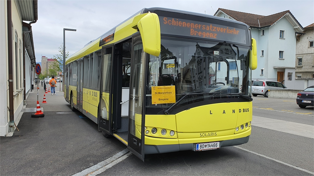 BD 14466 in St. Margrethen/CH als Schienenersatzverkehr