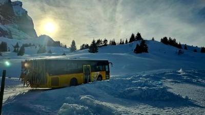 Schlittelbus Große Scheidegg